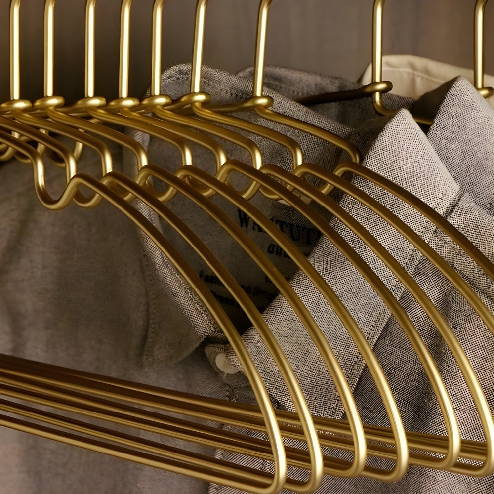 Nahtlose Kleiderbügel aus Aluminium, 10er-Set