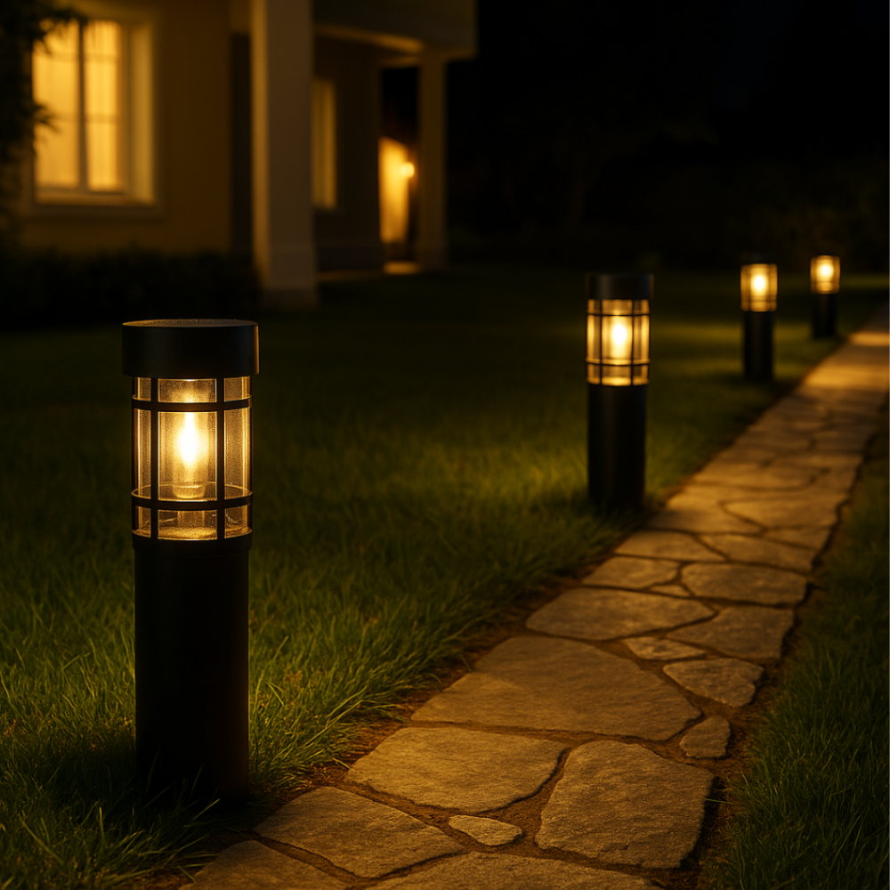 Solévia™ | LED Solar-Gartenleuchte Schwarz