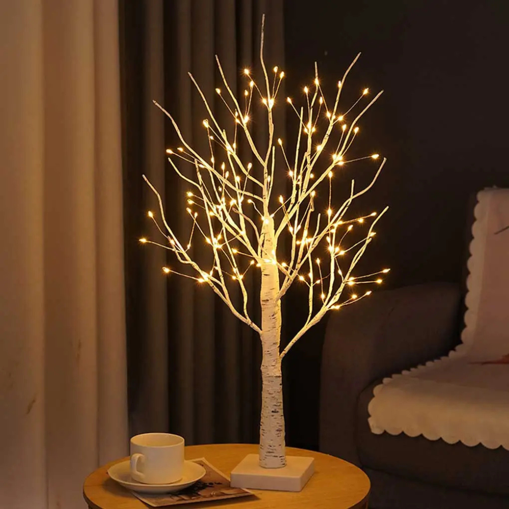 Birkluna™ | LED Birkenbaum-Lichterdeko
