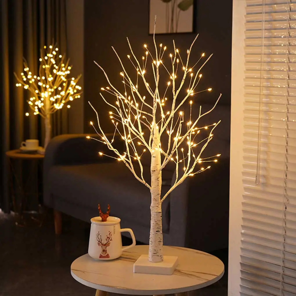 Birkluna™ | LED Birkenbaum-Lichterdeko