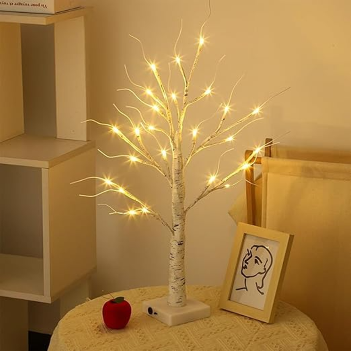 Birkluna™ | LED Birkenbaum-Lichterdeko