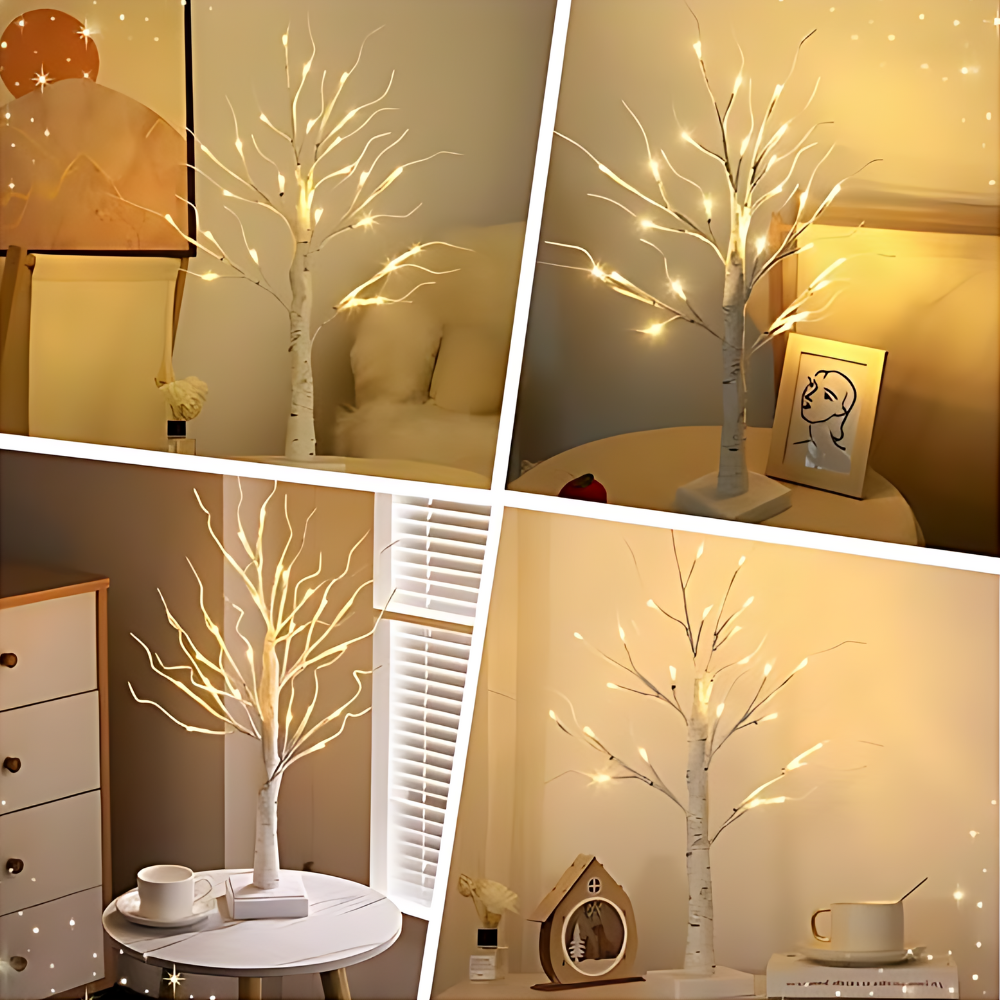 Birkluna™ | LED Birkenbaum-Lichterdeko