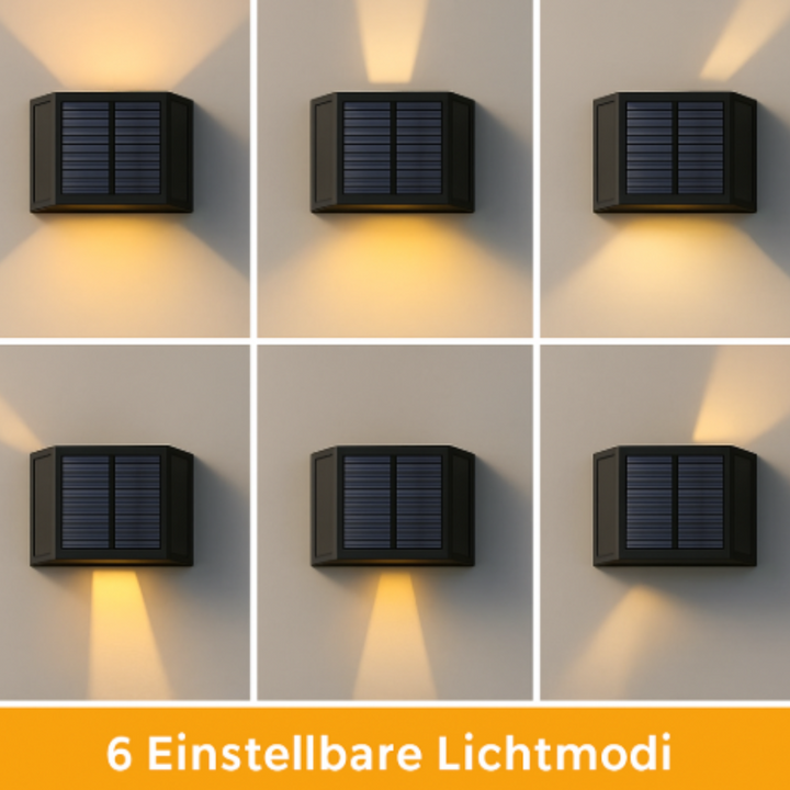 Sunvora™ | Kabellose Solar-Wandleuchte