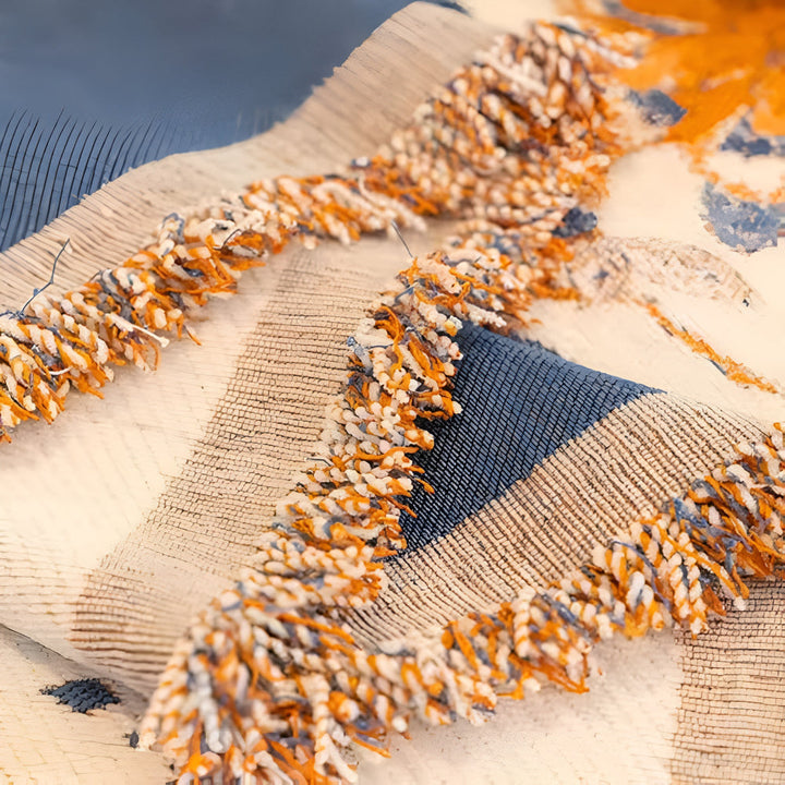 Chenille-Jacquard-Sofadecke mit Rankenmuster