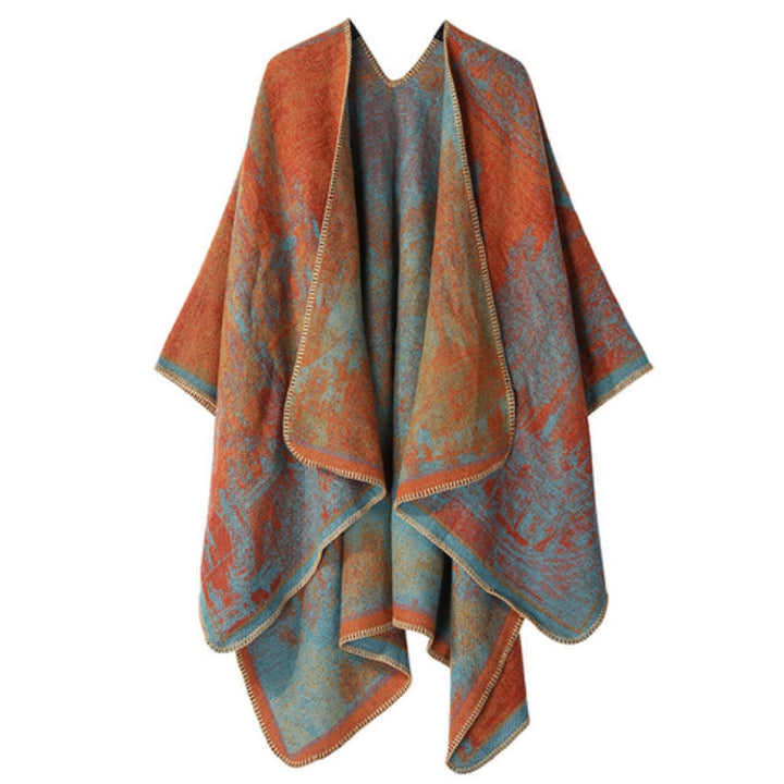 Schal-Cardigan mit Barockmuster, Unisex