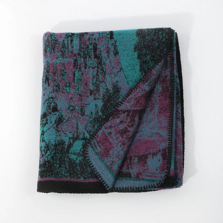 Schal-Cardigan mit Barockmuster, Unisex