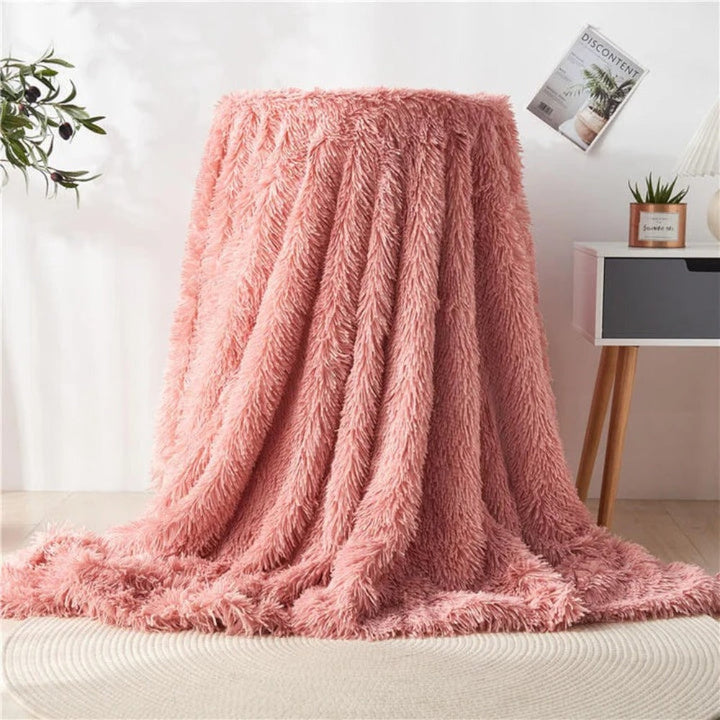 Kuscheldecke aus weichem Kunstfell