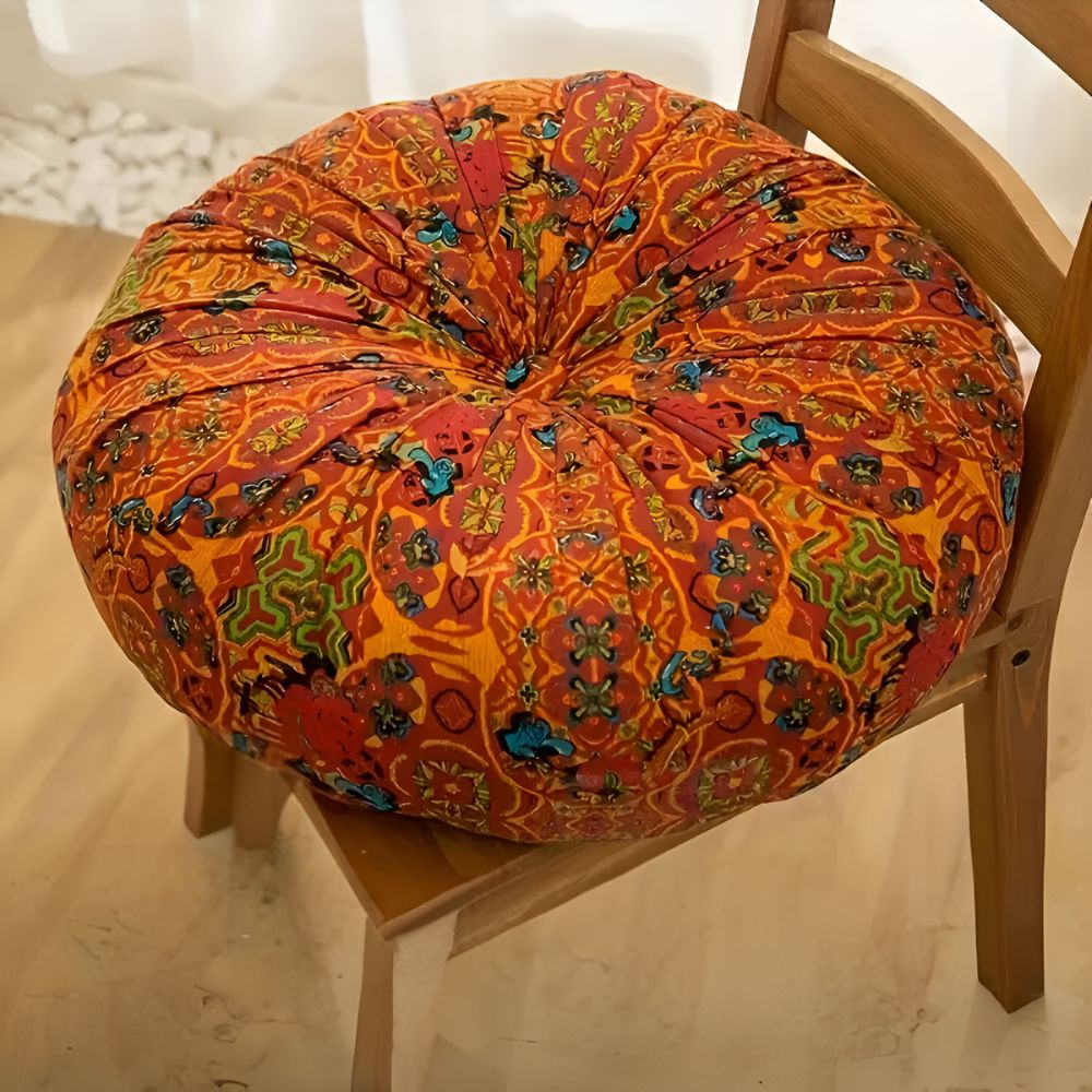 Boho-Bodenkissen mit Stickerei – Ansicht 02