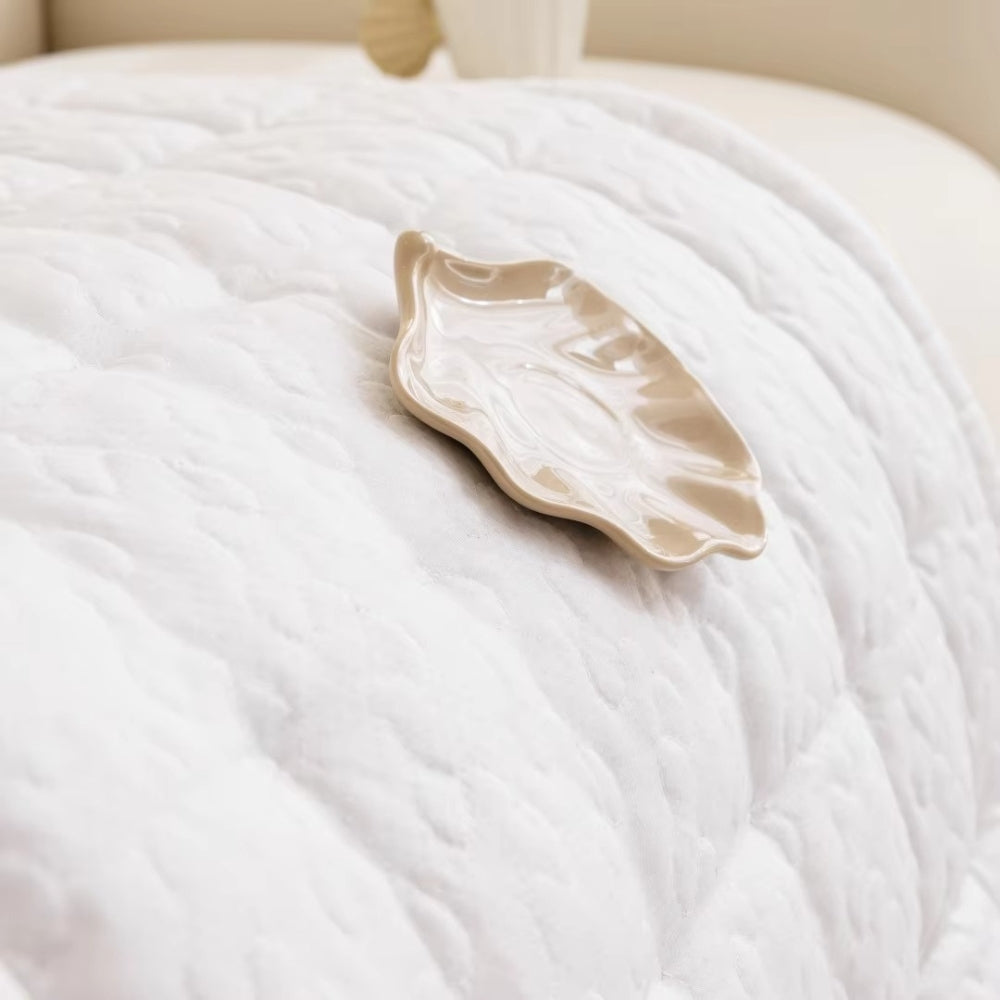 Gesteppte Sofadecke mit Boho-Muster