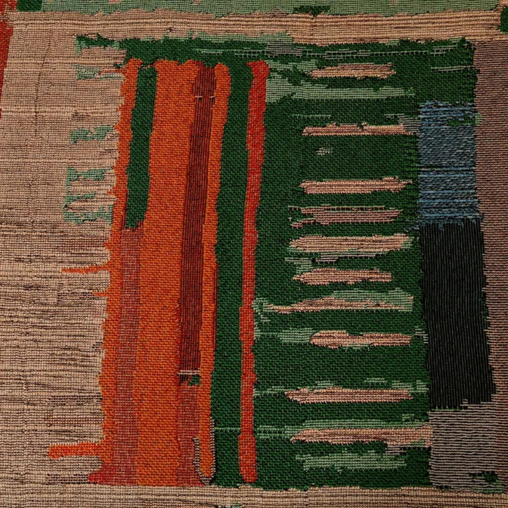 Rustikale geometrische Sofadecke