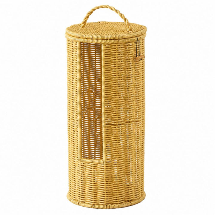 Freistehender Toilettenpapierhalter aus geflochtenem Seil
