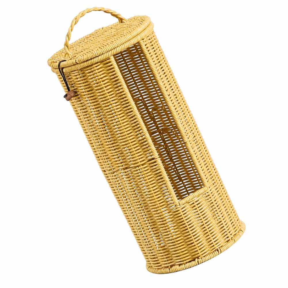 Freistehender Toilettenpapierhalter aus geflochtenem Seil