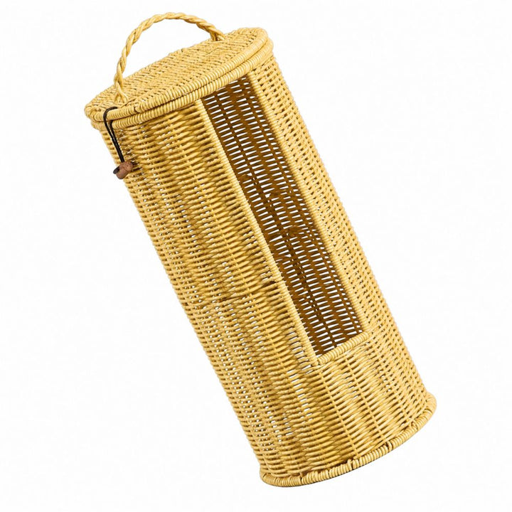 Freistehender Toilettenpapierhalter aus geflochtenem Seil