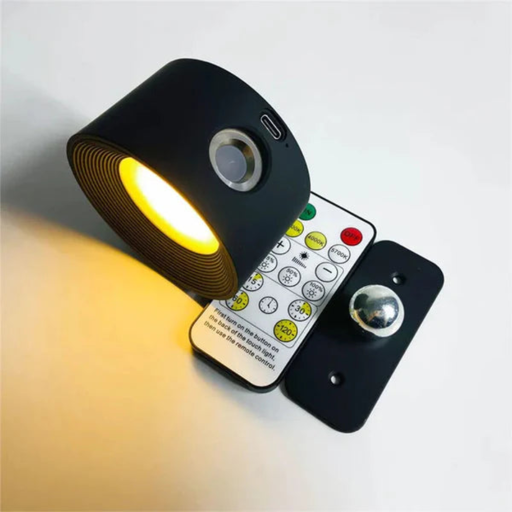 Rotalux™ | Kabellose 360° LED-Wandleuchte