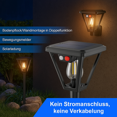 Rayora™ | 3-in-1 Solarlicht für Außenbereiche