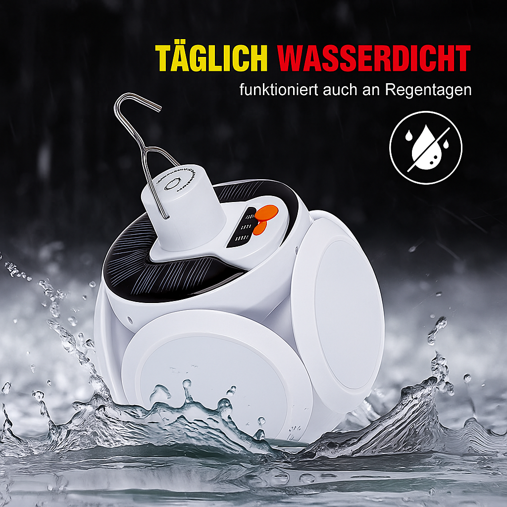 Heliora™ | die revolutionäre 360° faltbare Notleuchte