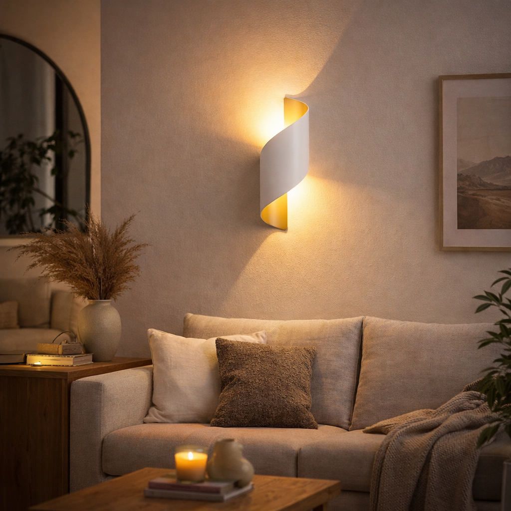 Moderne LED Wandleuchte Außen IP65 – 10W Up Down Wandlampe aus Aluminium – LED Außenwandleuchte für Haus, Hotel & Flur