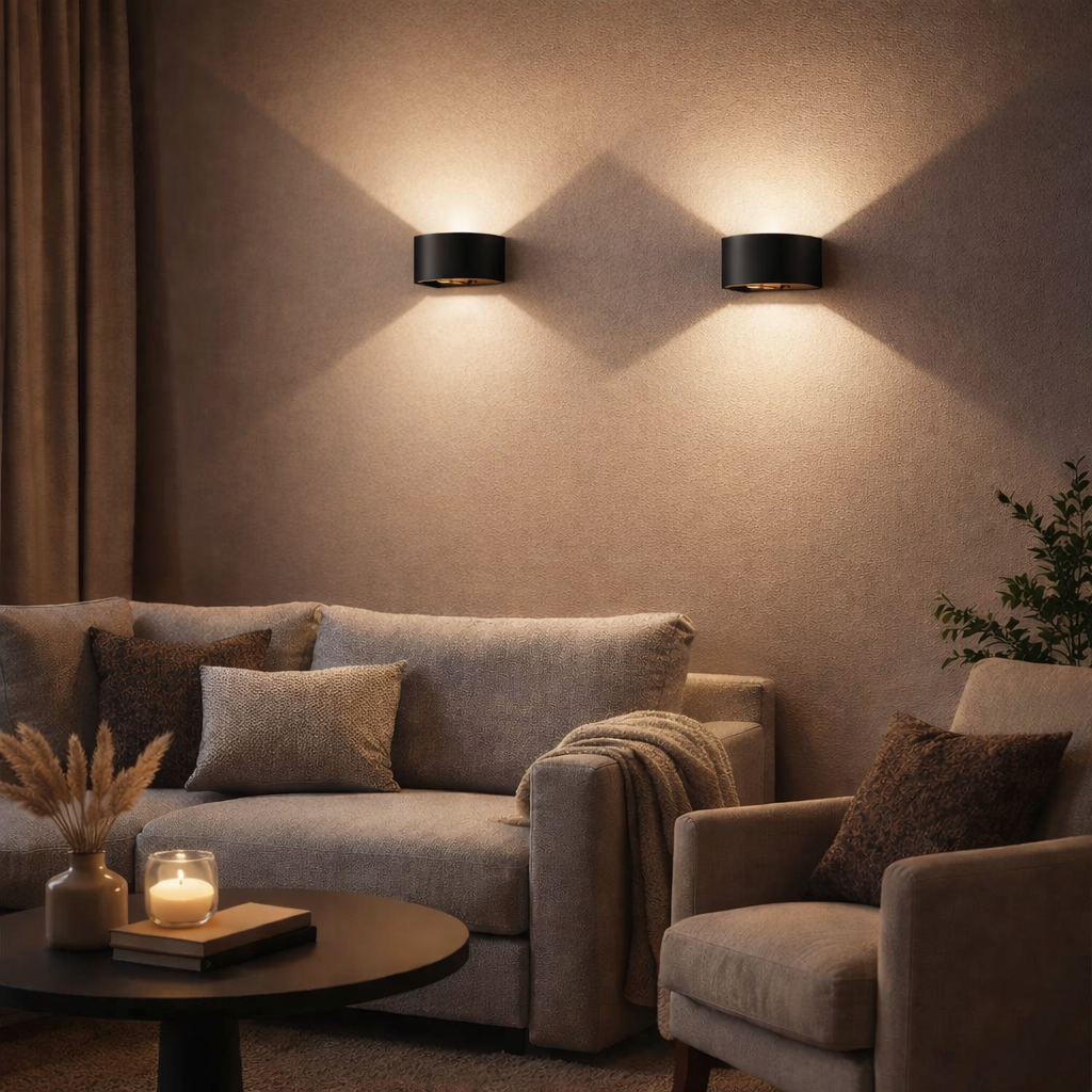 Kabellose LED Wandleuchte mit Bewegungsmelder – Wiederaufladbare Wandlampe Innen, 3 Lichtfarben, Fernbedienung, Nachtlicht für Flur, Treppe & Schlafzimmer (2er-Set)