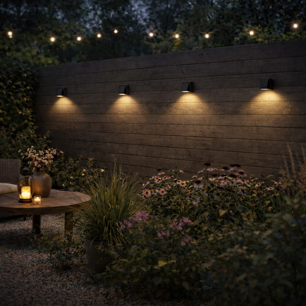 LED Außenwandleuchte IP65 – Wasserdichte Outdoor Wandlampe aus Aluminium, 5W LED, Modernes Design für Garten, Balkon & Terrasse