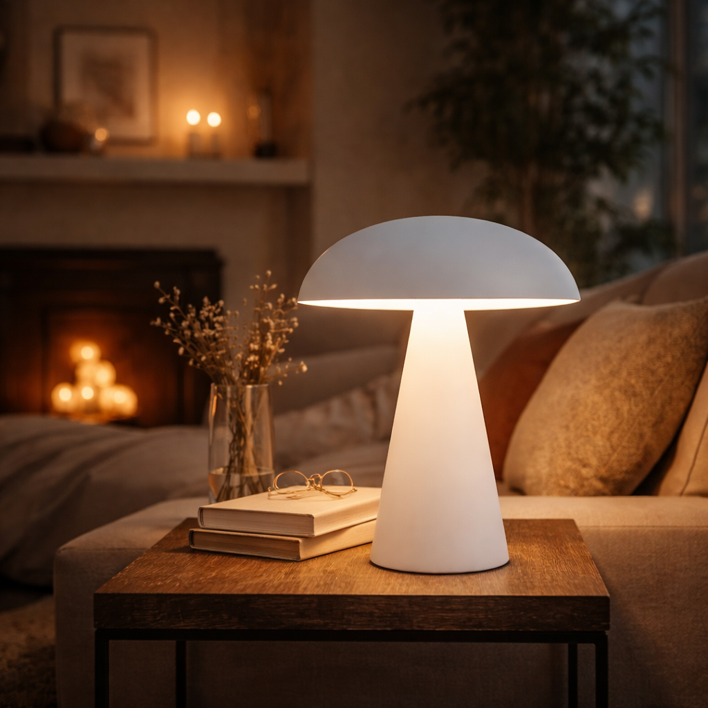 LED Touch Tischlampe dimmbar – Kabellose USB Tischleuchte mit Farbwechsel – Moderne Design Nachttischlampe