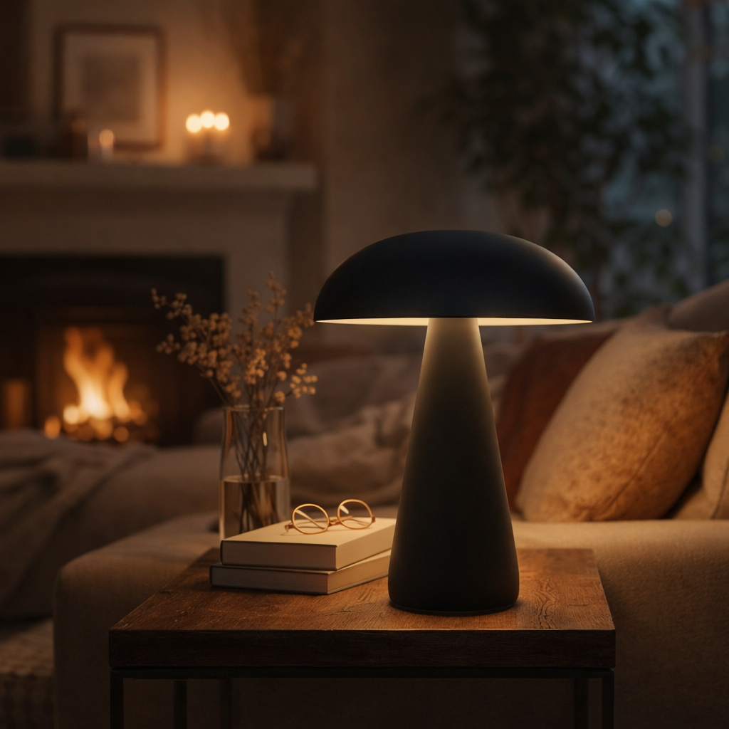 LED Touch Tischlampe dimmbar – Kabellose USB Tischleuchte mit Farbwechsel – Moderne Design Nachttischlampe