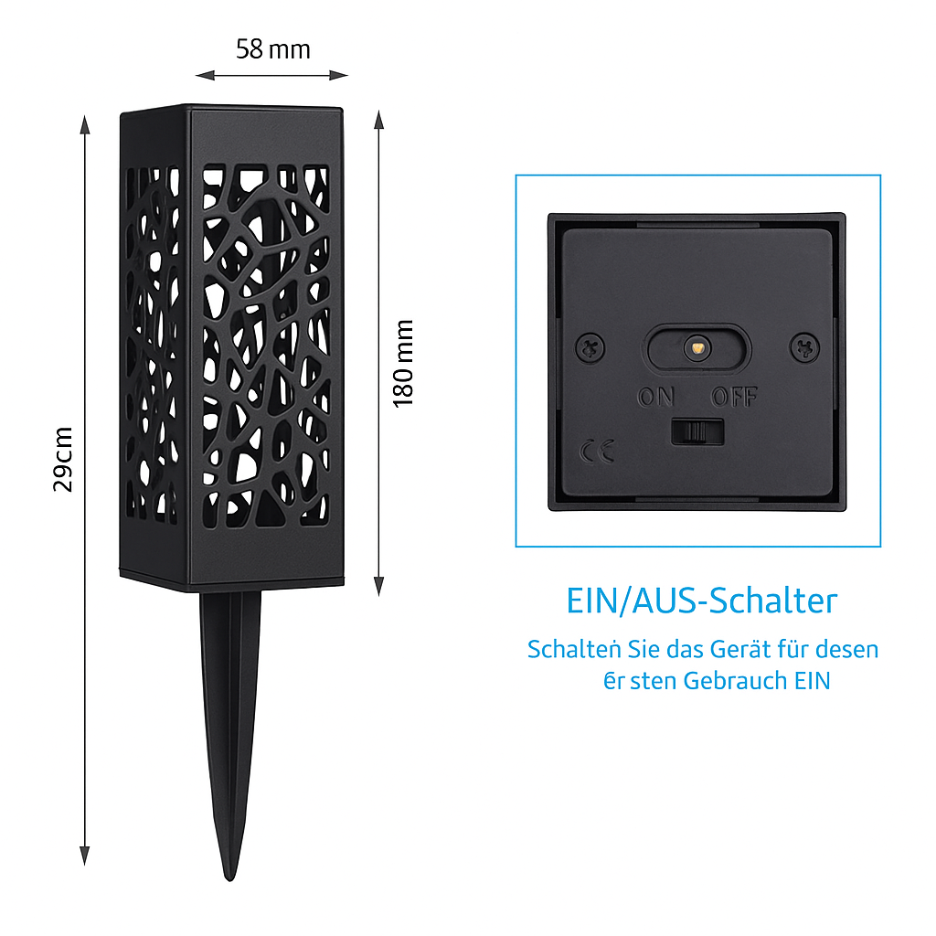 Heliora™ | Modernes Solarlicht für den Garten