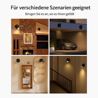 LumiGlow™ | Wiederaufladbare LED-Wandleuchte