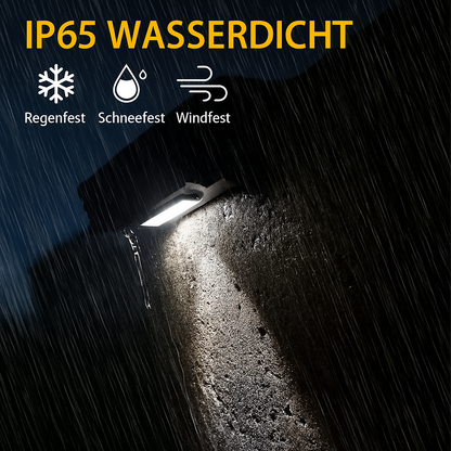 Vialux™ | Solarbetriebene Designlampe für Außenwände.