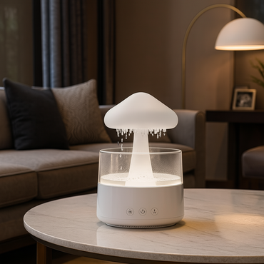 Nimbu™ | Beruhigende Regenlampe mit Duftfunktion