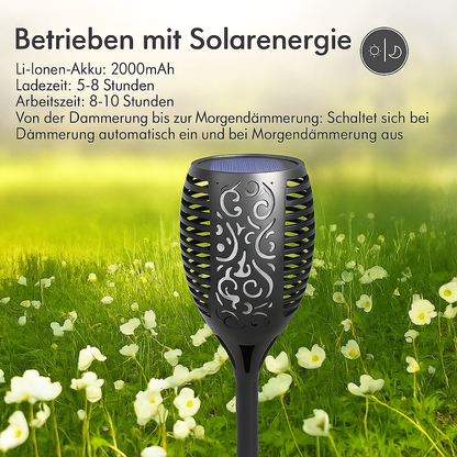 Solvibe™ | Tanzende Solarflammen-Außenlampe