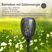Solvibe™ | Tanzende Solarflammen-Außenlampe