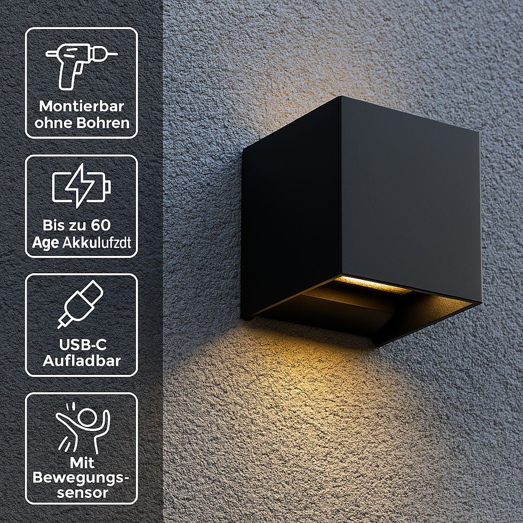 Evolite™ | Kabellose Wandleuchte