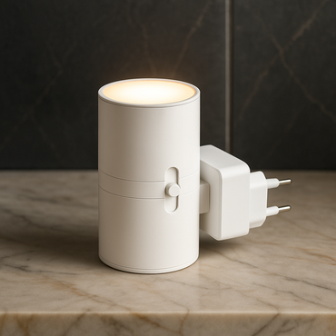 LED Steckdosenlampe – modernes Nachtlicht & kompakte Design-Lampe für Schlafzimmer & Flur