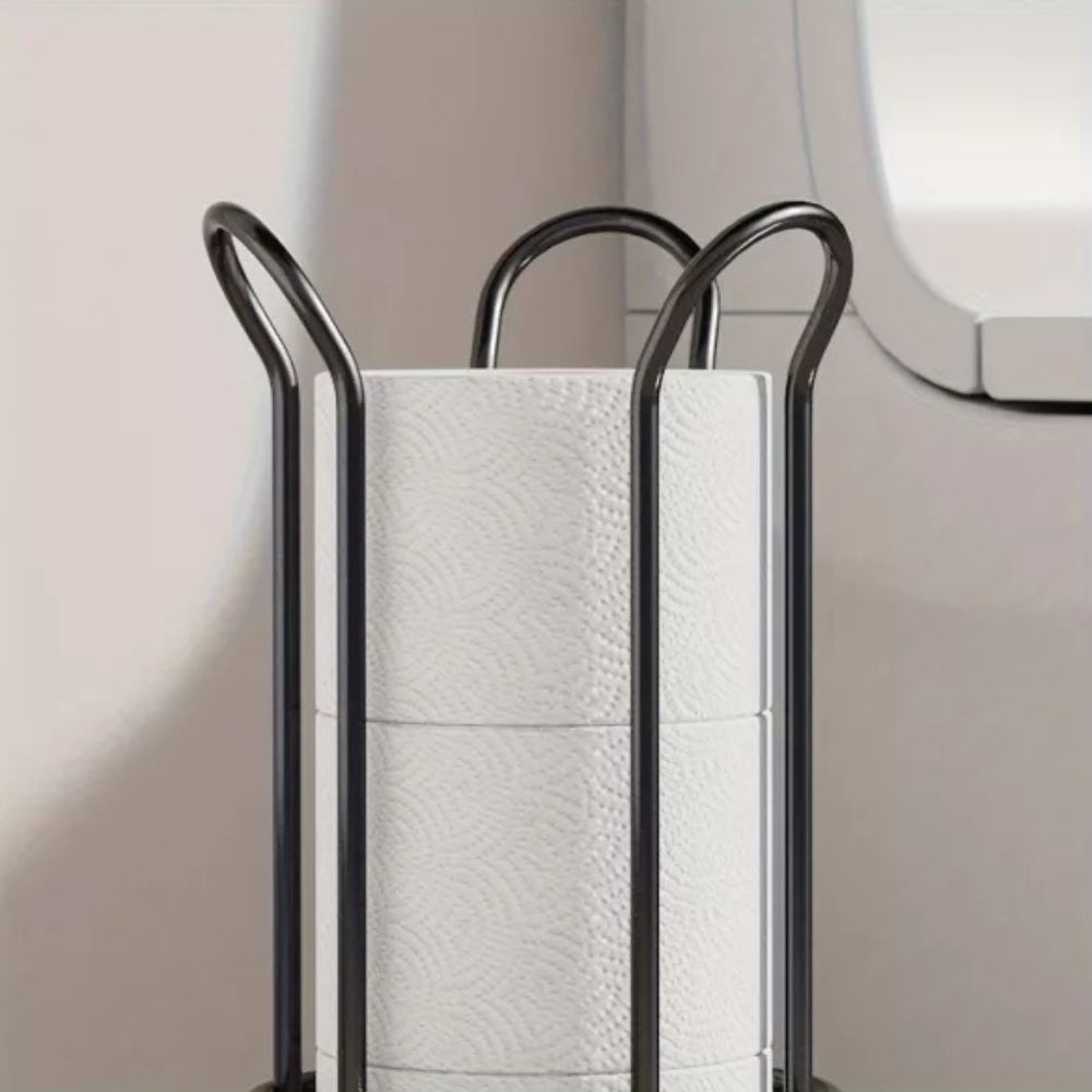 Toilettenpapierständer mit Ersatzrollenhalter