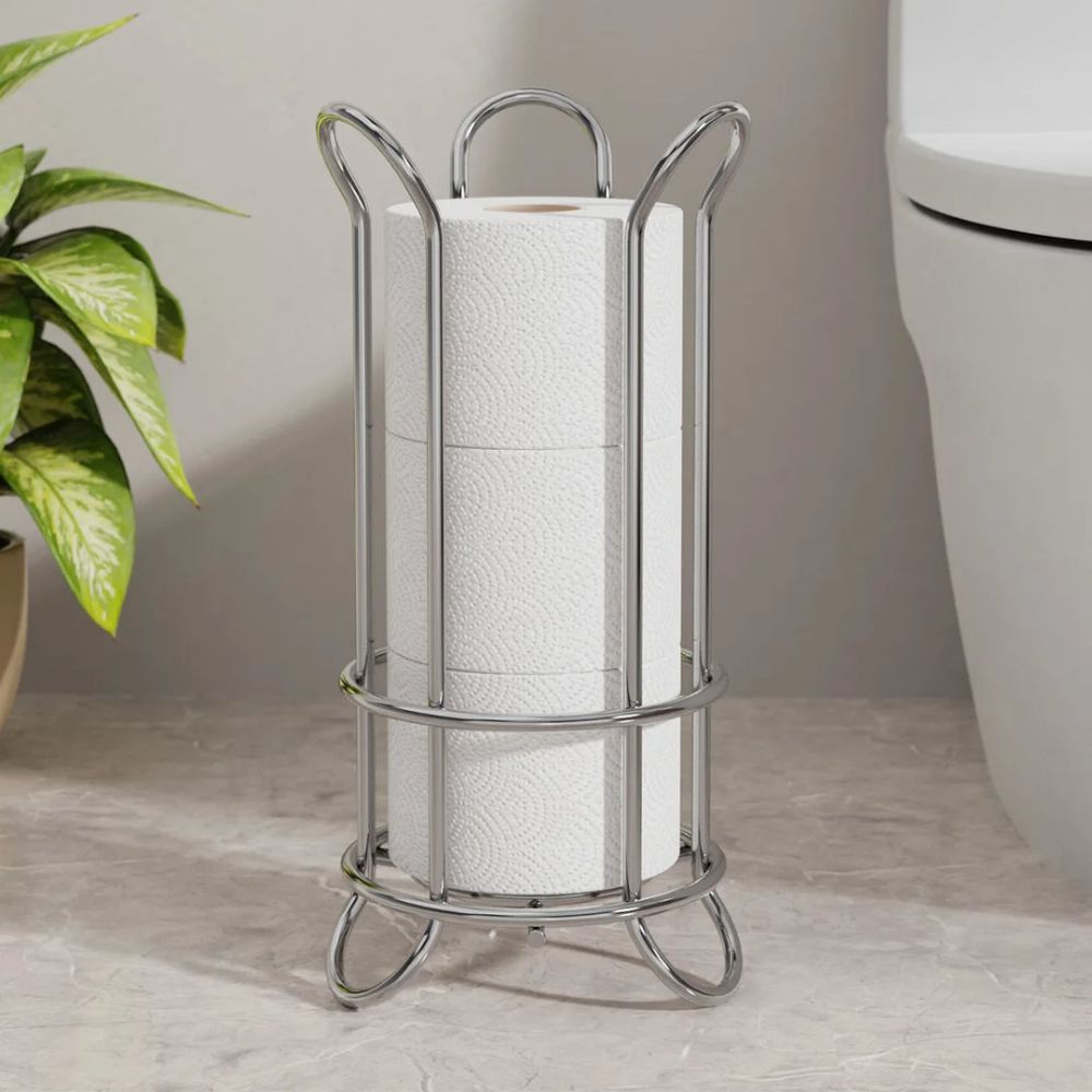 Toilettenpapierständer mit Ersatzrollenhalter