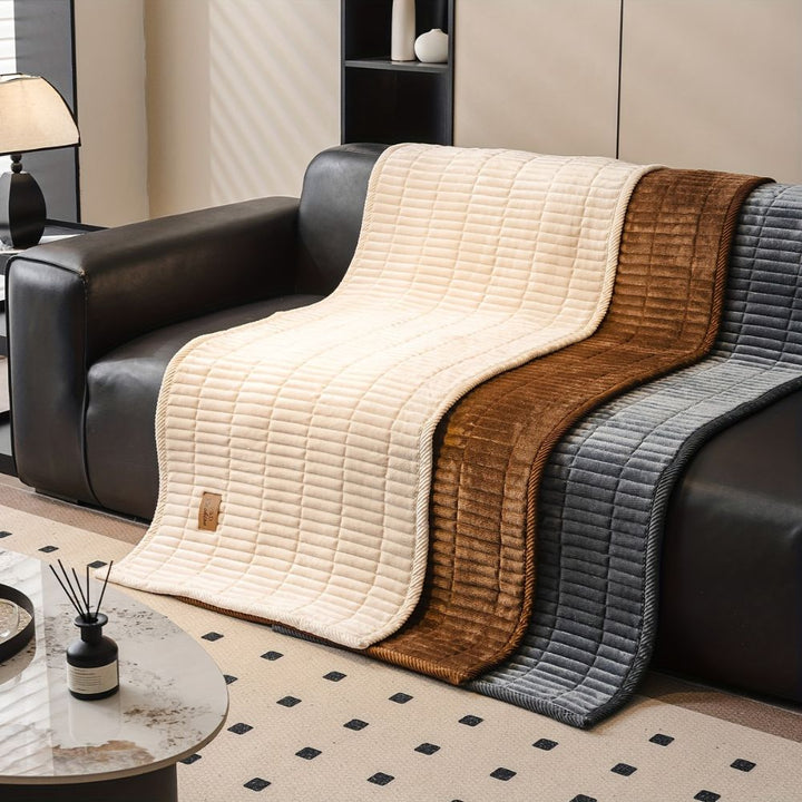 Gesteppter Sofaschoner pro Sitzfläche