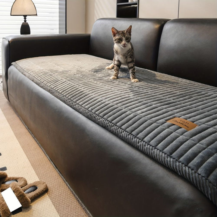 Gesteppter Sofaschoner pro Sitzfläche