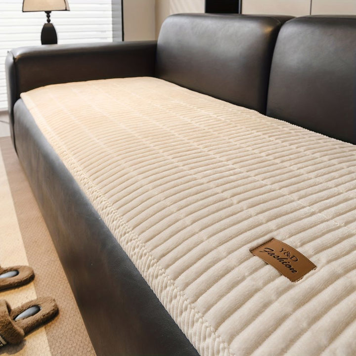 Gesteppter Sofaschoner pro Sitzfläche