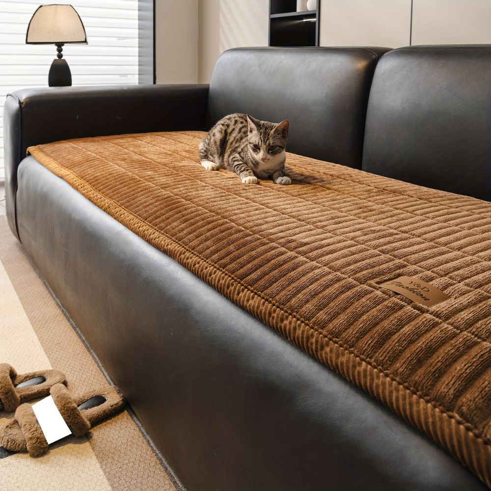 Gesteppter Sofaschoner pro Sitzfläche