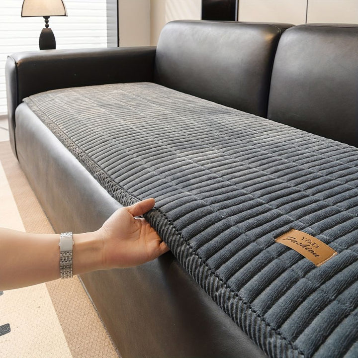 Gesteppter Sofaschoner pro Sitzfläche