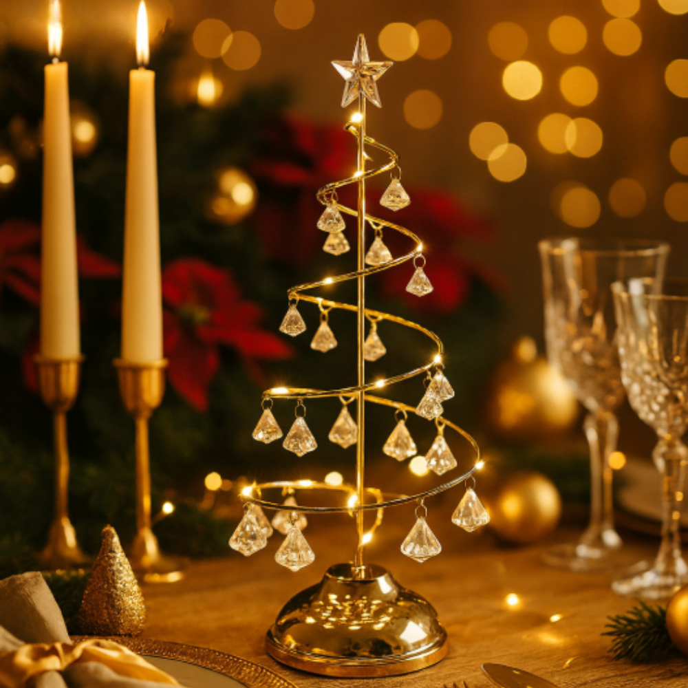 Crystalis™ | Zauberhafter Lichtbaum mit Sternspitze