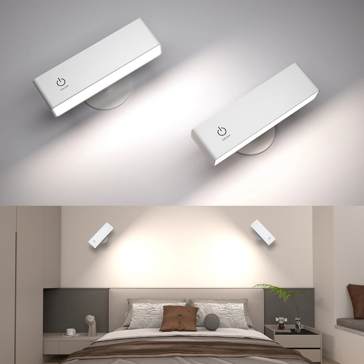 Rotalumé™ | Kabellose 360° LED-Wandleuchte