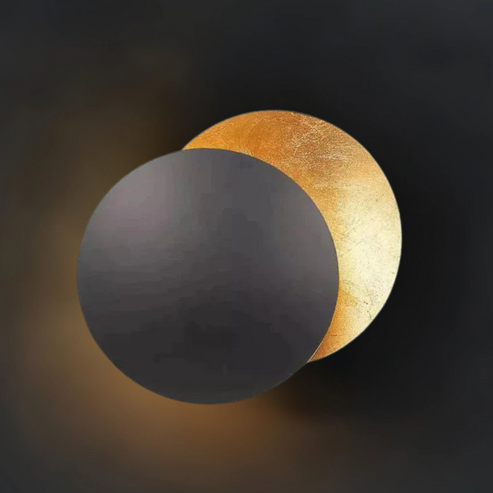 Auraflex™ | Schwenkbare Gold-LED Wandleuchte Gold Schwarz