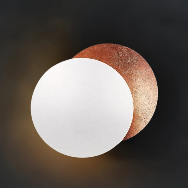 Auraflex™ | Schwenkbare Gold-LED Wandleuchte Kupfer Weiß