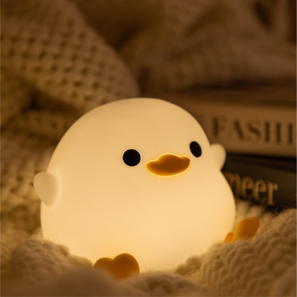 Cuddluna™ | LED Silikon-Nachtlicht Liebenswerte Ente