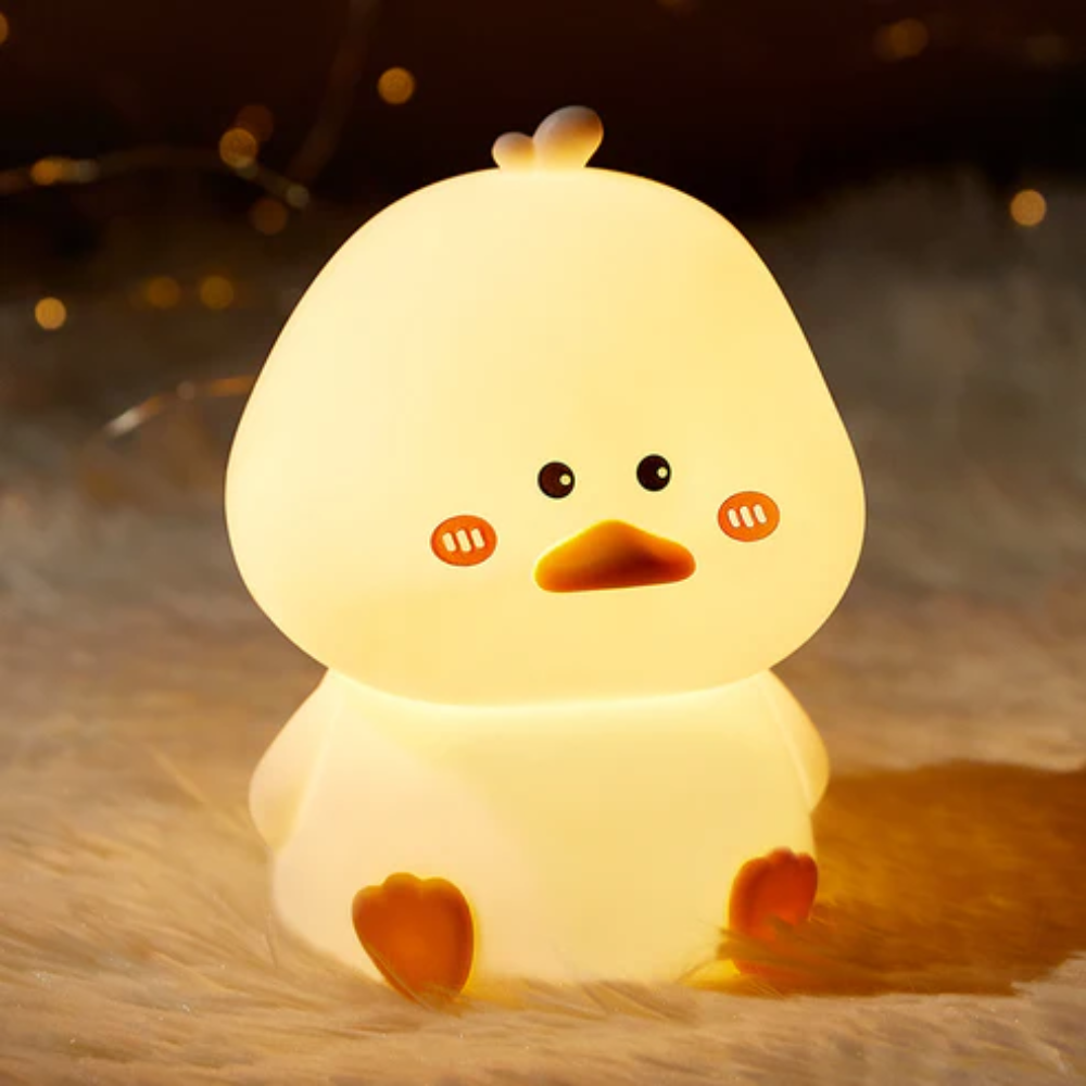 Cuddluna™ | LED Silikon-Nachtlicht Schüchterne Ente