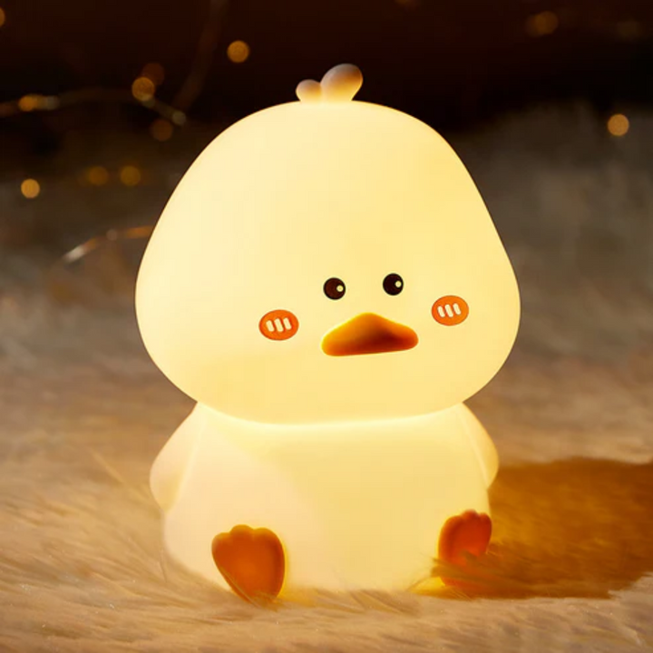 Cuddluna™ | LED Silikon-Nachtlicht Schüchterne Ente