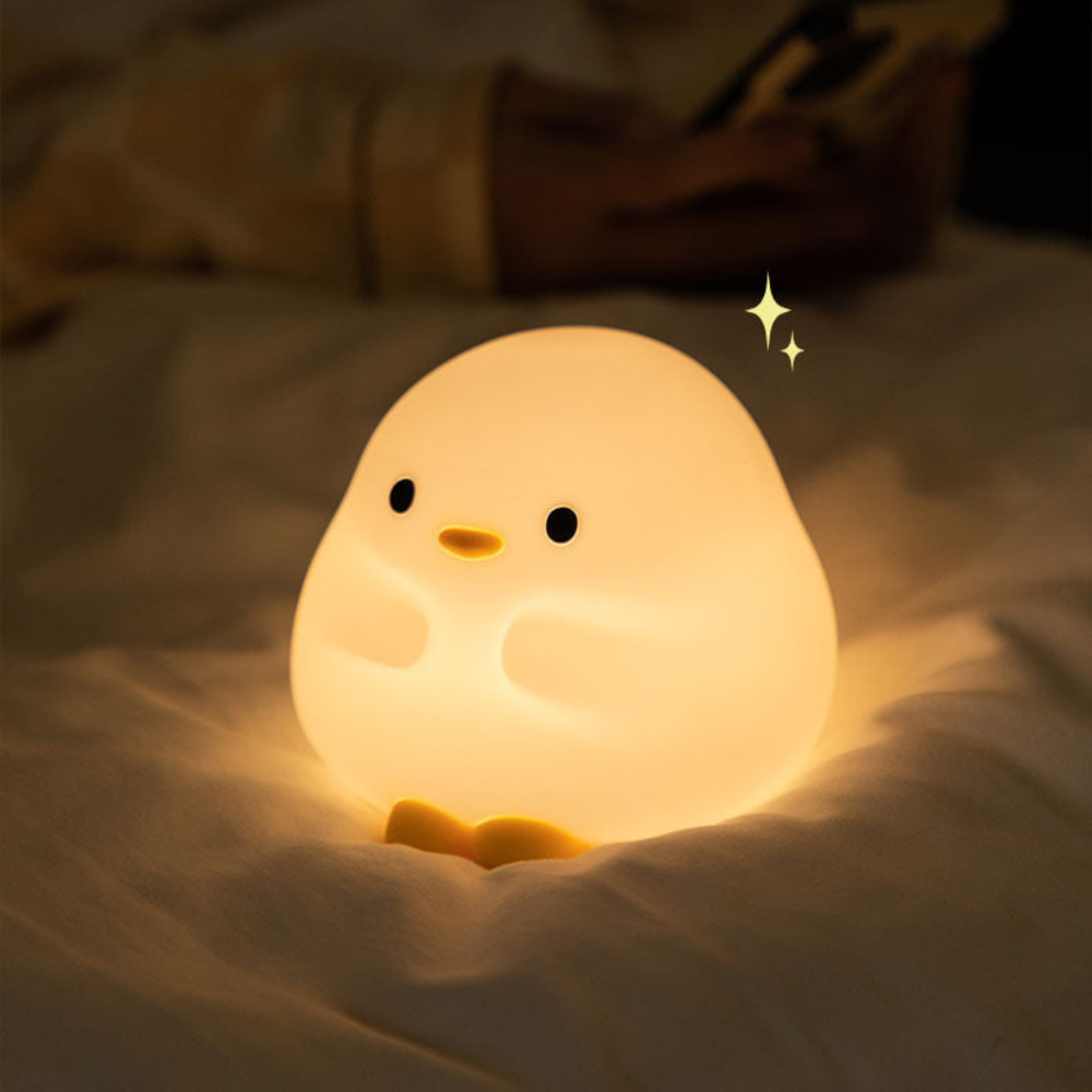 Cuddluna™ | LED Silikon-Nachtlicht Kuschelige Ente