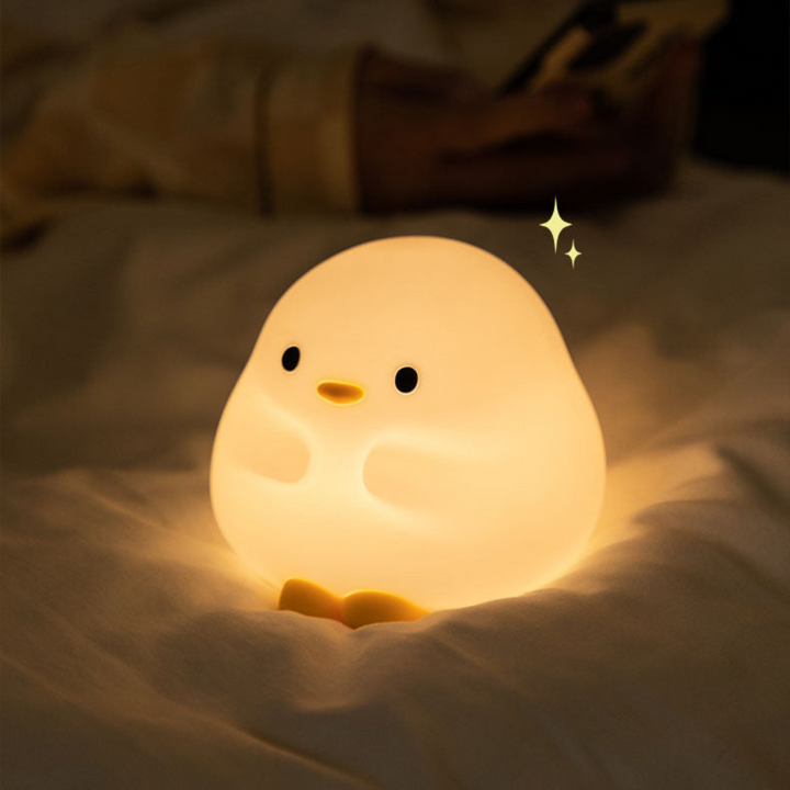 Cuddluna™ | LED Silikon-Nachtlicht Kuschelige Ente