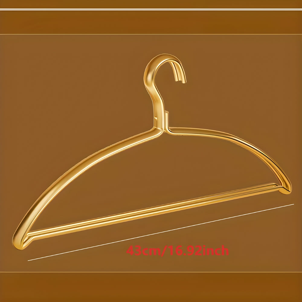 Goldene Aluminium-Kleiderbügel